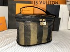 Vintage Fendi Makeup Travel Train Case   Bag