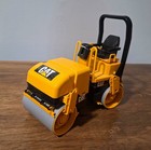 2004 Bruder Cat Asphalt Drum Compactor Steam Roller Toy Caterpillar Germany 