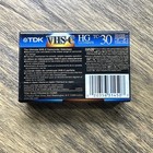Nos Tdk Vhs-c Hg Ultimate 30 Camcorder Cassette Blank Recording Tape