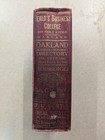 1916 Polk s City Directory For Oakland-berkeley-alameda  Hardcover  Acceptable