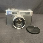 Yashica Vintage Electro 35 W  Yashinon Dx 45mm F1 7 Lens W case- Shutter Works