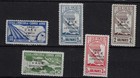 Venezuela  1938  Scott C114-c118  Surcharged Overprint-vale - mh  Used  Ebv1159