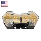 Car Audio Power Distribution Block 0 2 4ga In 4 6 8ga Out For Amps