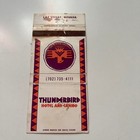 Thunderbird Hotel   Casino Las Vegas Nv Vintage Matchbook Cover Smm14-5
