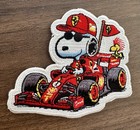 F1 Ferrar Snoooy Race Car Patch  Formula One F1 Racing Iron On Patch 3 5   