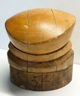 Vintage Wooden Puzzle Cap Block Millinery Mold