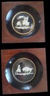 Vintage Spanish Hand-carved 3d Miniature Relief Plaques     Madrid     Sets Of Two