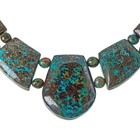 Jay King Sterling Silver Heavenly Well Lake Turquoise Statement Necklace  18 