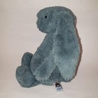 Jellycat London Medium Bashful Teal Green Bunny Medium 12  Soft Plush