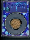 Us 1909 -d Denver Indian Head Gold  5 Slabbed Pcgs Au 58