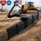 3-point Rear Grading Blade For Cat 0   Cat 1 Tractors 52  Steel Farm Duty Heavy