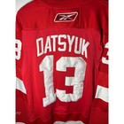 Vtg Reebok Detroit Red Wings Datsyuk  13 Nhl Hockey Jersey Mens Alt Cpt Size 48