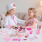 34-piece Doctor Kit For Kids 3-5  Real Stethoscope   Medical Bag  Pretend Play S