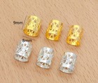 Hair Accessories 100 Pcs Metal Braid Beads  Dreadlocks Beads Hair Jewelry Rin   