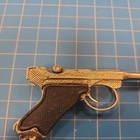 Vintage Luger Style Toy Pistol Cap Gun Metal Replica Collectible Prop 4 5 Inch