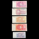 Yugoslavia Nikola Tesla 5 Banknote Set Lot Million 10 Billion World Paper Money