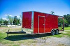 New 2026 8 5x20 8 5 X 20 V-nosed Enclosed Concession Food Vending Bbq Trailer