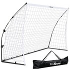 12x6ft Soccer Goal Portable Folding Training Net For Outdoor Backyard Kids Games