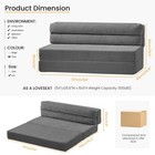 Folding Mattress  3 In 1 Convertible Sofa Bed Fold Out Couch Bed Floor Couch    