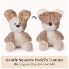 Gund Baby Peek-a-boo Peeki Puppy Plush  Dog Stuffed One Size  