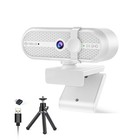 Toallin 5mp Qhd 2k Webcam With Privacy Cover Wide Compatibility 90   Fov W tripod