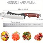 Handmade Forged Kitchen Butcher Knife Meat Cleaver Fruit Knives Fit Camping Bbq