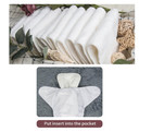 Alvababy Cloth Diapers 6 Diapers   12 Inserts-one Sz Adjustable Washable Nwt