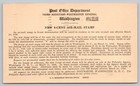 Postcard - Post Office Department  New 8-cent Air-mail Stamp  Posted 1944  m9h 