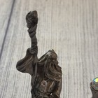 Vintage 1987 Spoontiques Pewter Wizard Dragon Crystal Figurines Lot Of 2 Fantasy