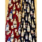Necktie 100  Silk Bartender Vtg Liquor Bottles Alcohol Bar Fun Tie Usa Lot Of 2