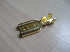 Lot  10  Crimp Terminal Connector Brass 9 5mm 3 8  Female 10-6awg  e83ad
