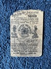 Rare Vintage Buster Brown Leggings Card Stock Advertising Card Circa 1910