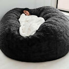 Microsuede 7ft Foam Giant Bean Bag Memory Living Room Chair Lazy Sofa Soft Cover
