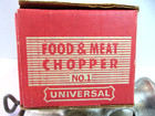 Vintage Universal Food Meat Chopper  1 Excellent Condition