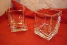 2 Joyjolt  Square Heavy Base Whiskey Glasses Barware