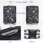 Luggage Covers For Suitcase Tsa Approved suitcase Cover Protector Fit 18-32