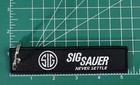      Sig Sauer Logo 5    Keychain Firearm Shot Show 2025 Key Tag Chain Zippull