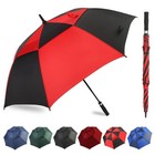 Large Windproof Golf Umbrella 54-72 Inch  Auto Open Oversized Rain Protection