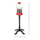 15 In  Vintage Red Gumball Machine Bank With Stand