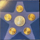 2007 U s  Mint Annual Uncirculated Dollar Coin Set With Silver Eagle In Ogp