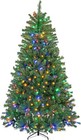 Pre-lit Christmas Tree Green Artificial Christmas Tree With Changing Led Lights