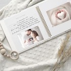 Keepsake Baby Memory Book For Boys   Girls     Timeless First 5 Year Baby Book    