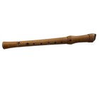 Vintage Hohner Wood Recorder Flute Musical Instrument Natural Brown Wood