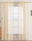 2 Panels Sheer Window Curtains  Window Voile Panels drapes 54 X 72 Inches  read