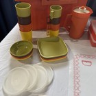 Vintage Lot  Tupperware Childrens Mini Toy Play Dishes Set