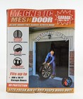 Magnetic Mesh 9  X 7  Single Car Hands-free Magic Garage Door Screen Ez Install
