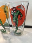 2 Nm  1976 Pepsi Green Arrow   Green Lantern Glass Comics Set Super Series Rare 