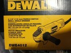 Dewalt Dwe4012 7 5 Amp 4 1 2-in 12000 Rpm Slim Paddle Small Angle Grinder New