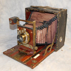 Vintage Antique Pony Primo No  7 Folding Bellows Camera