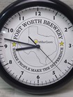 Fort Worth Texas Brewery Miller Coors Wall Clock